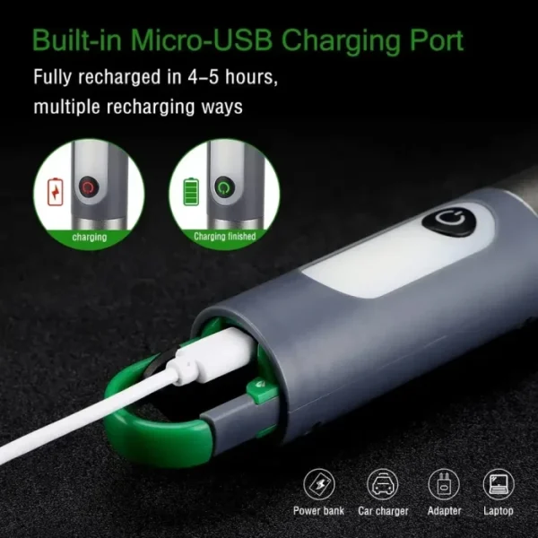 Digital Thunder XST-836 – Rechargeable Waterproof Torch Flashlight - Image 5