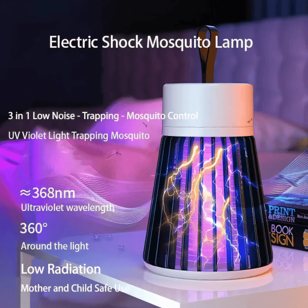 Electric-Shock Mosquito Killer Lamp - Image 2