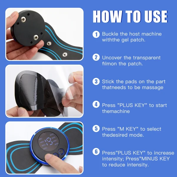Electric EMS Body Massager Therapy - Image 4