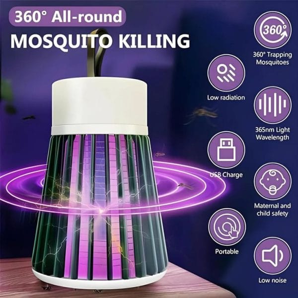 Electric-Shock Mosquito Killer Lamp